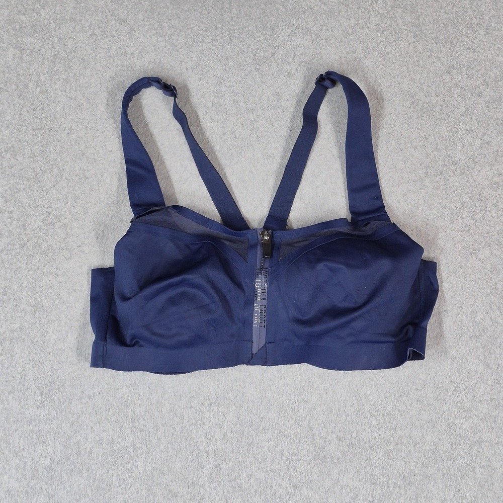 Victoria Sport Women Sports Bra 36C Navy Incredible Knockout Ultra Max